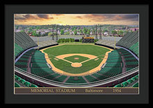 Load image into Gallery viewer, Memorial Stadium 1954 - Framed Print
