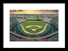 Load image into Gallery viewer, Memorial Stadium 1954 - Framed Print
