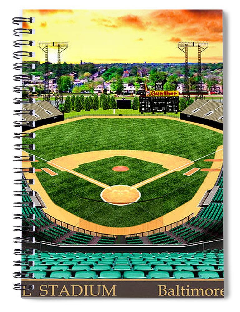 Memorial Stadium 1954 - Spiral Notebook