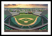 Load image into Gallery viewer, Memorial Stadium 1954 - Framed Print
