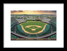 Load image into Gallery viewer, Memorial Stadium 1954 - Framed Print
