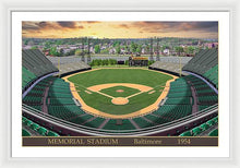 Load image into Gallery viewer, Memorial Stadium 1954 - Framed Print
