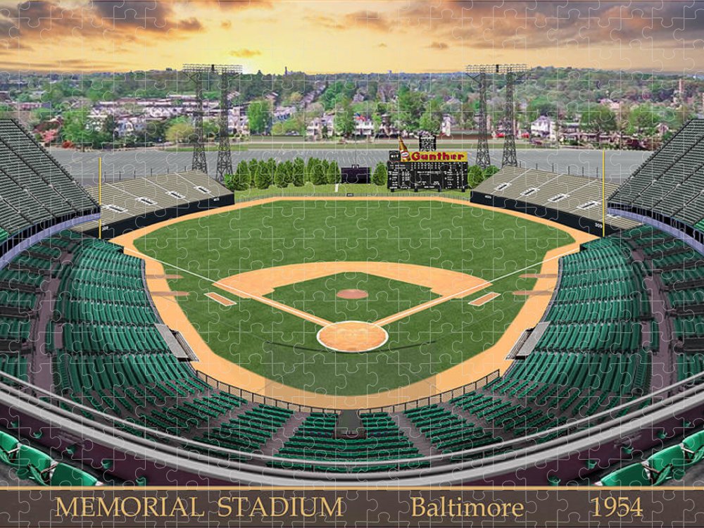 Memorial Stadium 1954 - Puzzle