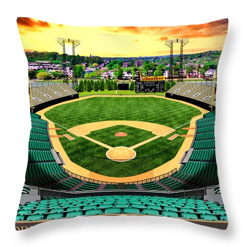 Memorial Stadium 1954 - Throw Pillow