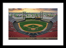 Load image into Gallery viewer, Memorial Stadium 1966 - Framed Print
