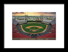 Load image into Gallery viewer, Memorial Stadium 1966 - Framed Print
