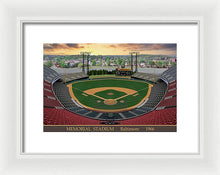 Load image into Gallery viewer, Memorial Stadium 1966 - Framed Print
