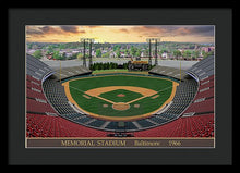 Load image into Gallery viewer, Memorial Stadium 1966 - Framed Print
