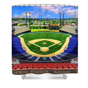 Memorial Stadium 1966 - Shower Curtain