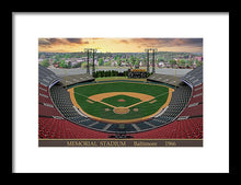 Load image into Gallery viewer, Memorial Stadium 1966 - Framed Print
