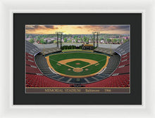 Load image into Gallery viewer, Memorial Stadium 1966 - Framed Print
