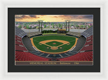 Load image into Gallery viewer, Memorial Stadium 1966 - Framed Print
