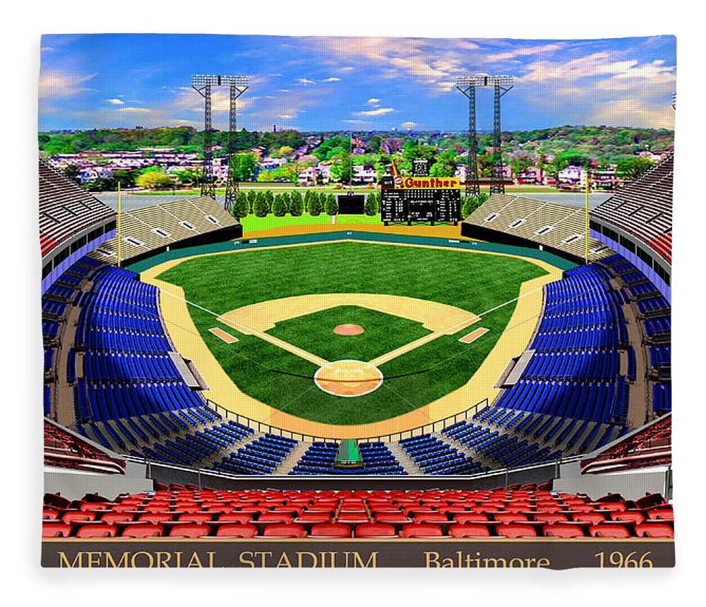 Memorial Stadium 1966 - Blanket