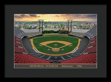 Load image into Gallery viewer, Memorial Stadium 1966 - Framed Print
