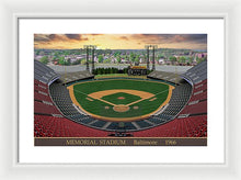 Load image into Gallery viewer, Memorial Stadium 1966 - Framed Print
