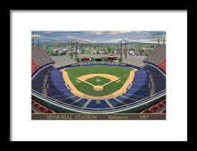 Load image into Gallery viewer, Memorial Stadium 1983 - Framed Print
