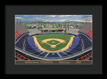 Load image into Gallery viewer, Memorial Stadium 1983 - Framed Print
