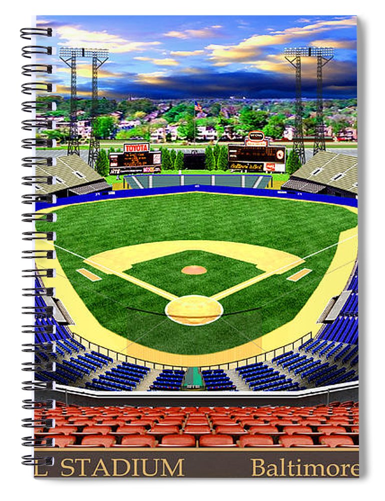 Memorial Stadium 1983 - Spiral Notebook