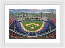 Load image into Gallery viewer, Memorial Stadium 1983 - Framed Print
