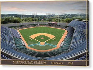 Metropolitan Stadium 1961 - Canvas Print