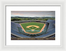 Load image into Gallery viewer, Metropolitan Stadium 1961 - Framed Print
