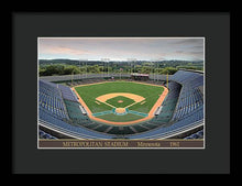 Load image into Gallery viewer, Metropolitan Stadium 1961 - Framed Print
