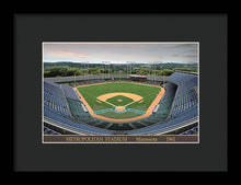 Load image into Gallery viewer, Metropolitan Stadium 1961 - Framed Print
