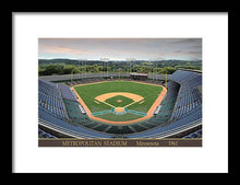 Load image into Gallery viewer, Metropolitan Stadium 1961 - Framed Print
