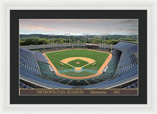 Load image into Gallery viewer, Metropolitan Stadium 1961 - Framed Print
