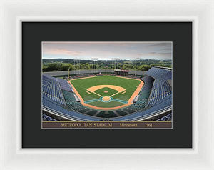 Metropolitan Stadium 1961 - Framed Print