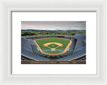 Load image into Gallery viewer, Metropolitan Stadium 1961 - Framed Print
