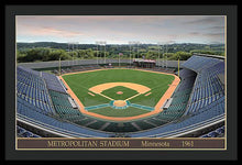 Load image into Gallery viewer, Metropolitan Stadium 1961 - Framed Print
