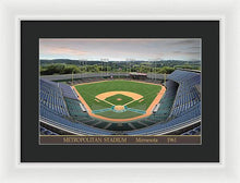 Load image into Gallery viewer, Metropolitan Stadium 1961 - Framed Print
