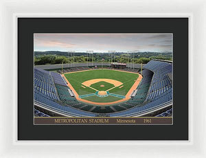 Metropolitan Stadium 1961 - Framed Print