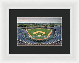 Metropolitan Stadium 1961 - Framed Print