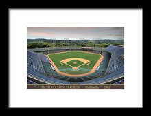 Load image into Gallery viewer, Metropolitan Stadium 1961 - Framed Print
