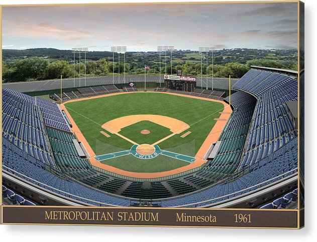 Metropolitan Stadium 1961 - Acrylic Print