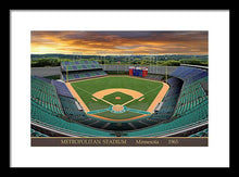 Load image into Gallery viewer, Metropolitan Stadium 1965 - Framed Print
