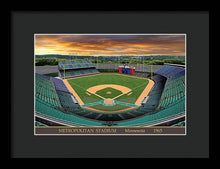 Load image into Gallery viewer, Metropolitan Stadium 1965 - Framed Print
