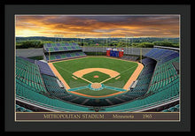 Load image into Gallery viewer, Metropolitan Stadium 1965 - Framed Print
