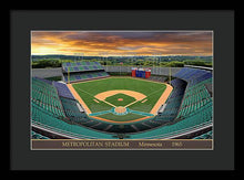 Load image into Gallery viewer, Metropolitan Stadium 1965 - Framed Print
