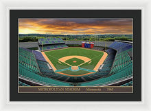 Load image into Gallery viewer, Metropolitan Stadium 1965 - Framed Print
