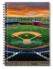 Load image into Gallery viewer, Metropolitan Stadium 1965 - Spiral Notebook
