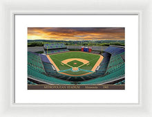 Load image into Gallery viewer, Metropolitan Stadium 1965 - Framed Print
