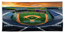 Load image into Gallery viewer, Metropolitan Stadium 1965 - Beach Towel
