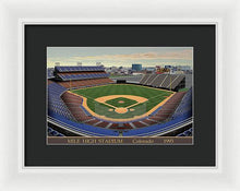 Load image into Gallery viewer, Mile High Stadium 1993 - Framed Print
