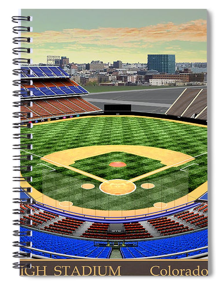 Mile High Stadium 1993 - Spiral Notebook