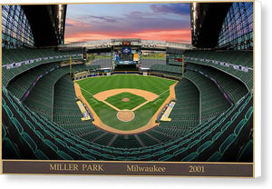 Miller Park 2001 - Canvas Print