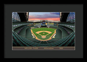 Miller Park 2001 - Framed Print