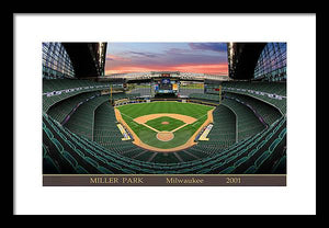 Miller Park 2001 - Framed Print